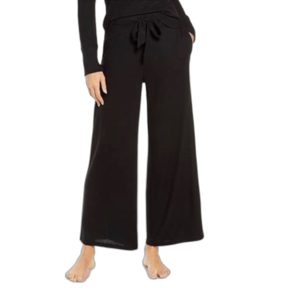 BP Classic Cozy Lounge Pants Size 1X Plus Womens NEW w Tags Black Sleepwear